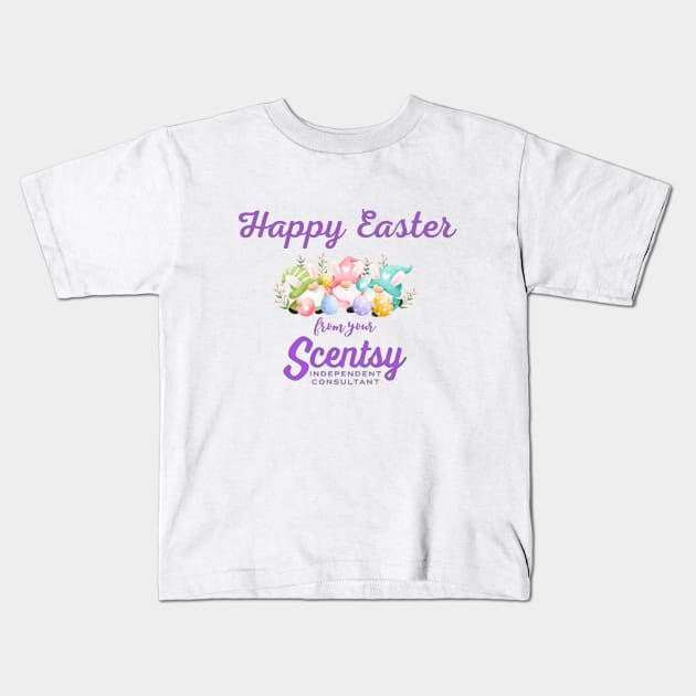 happy easter scentsy greetings Kids T-Shirt by scentsySMELL